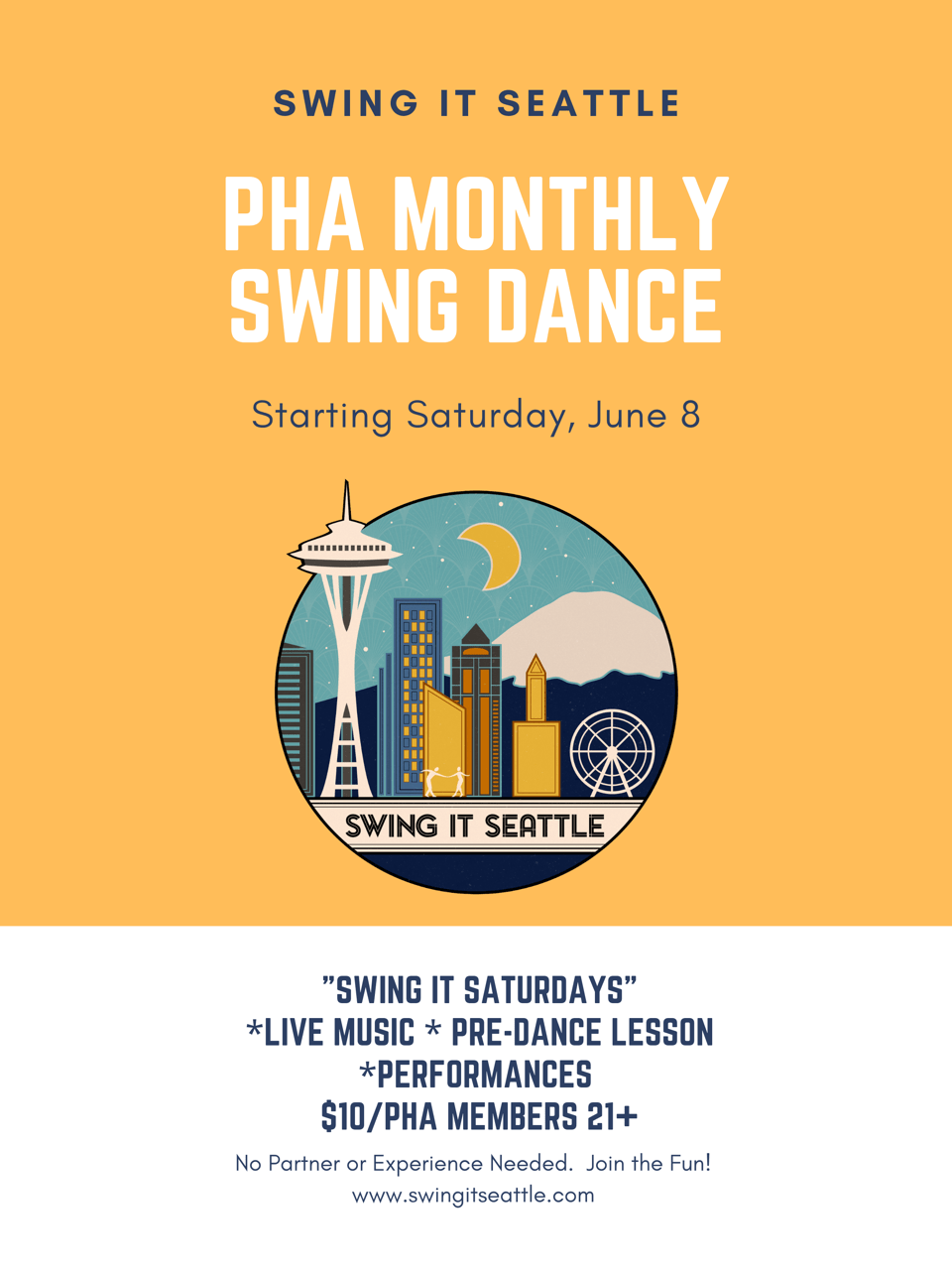 PHA Monthly Swing Dance