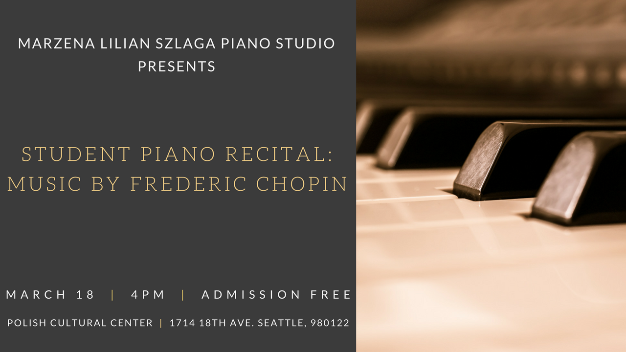 Student Piano Recital: Music by Frederic Chopin